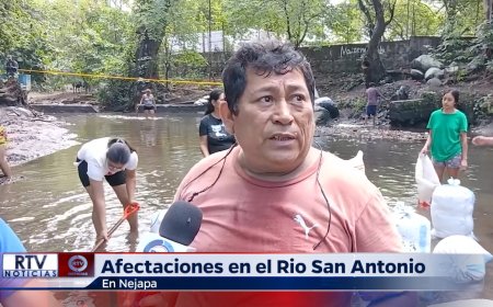 Afectaciones en el Rio San Antonio Nejapa