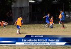 Escuela de futbol realiza encuentro deportivo en apopa