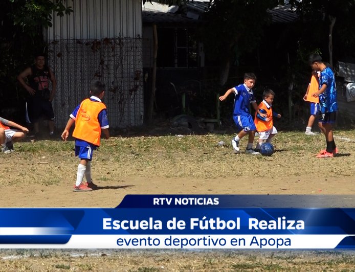 Escuela de futbol realiza encuentro deportivo en apopa